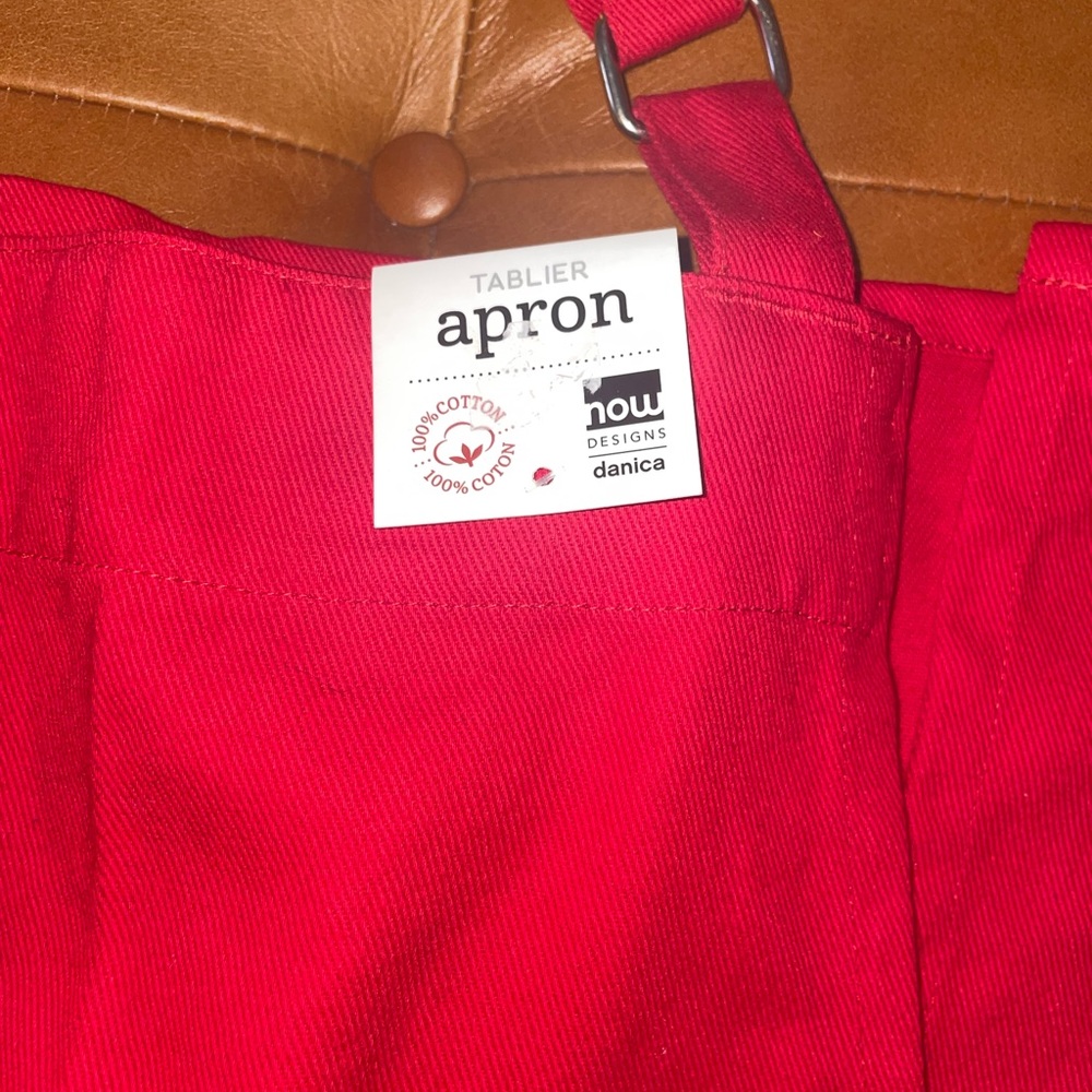 Now Designs Red Red Apron - 100% Cotton Twill